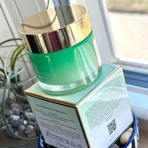 NIB Byroe New York Kale Hydrating Gel Moisturizer Lightweight Gel Cream Vegan - Picture 10 of 12